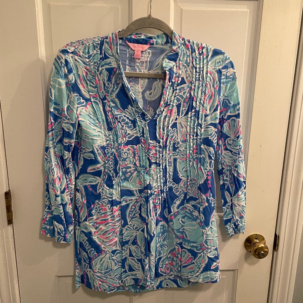 Lilly Pulitzer Sarasota Tunic Size Extra-Small